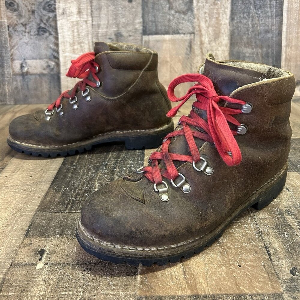 Raichle Vintage Hiking Mountaineering Boots Mens 8.5 M
